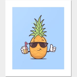 Cool Pineapple Posters and Art